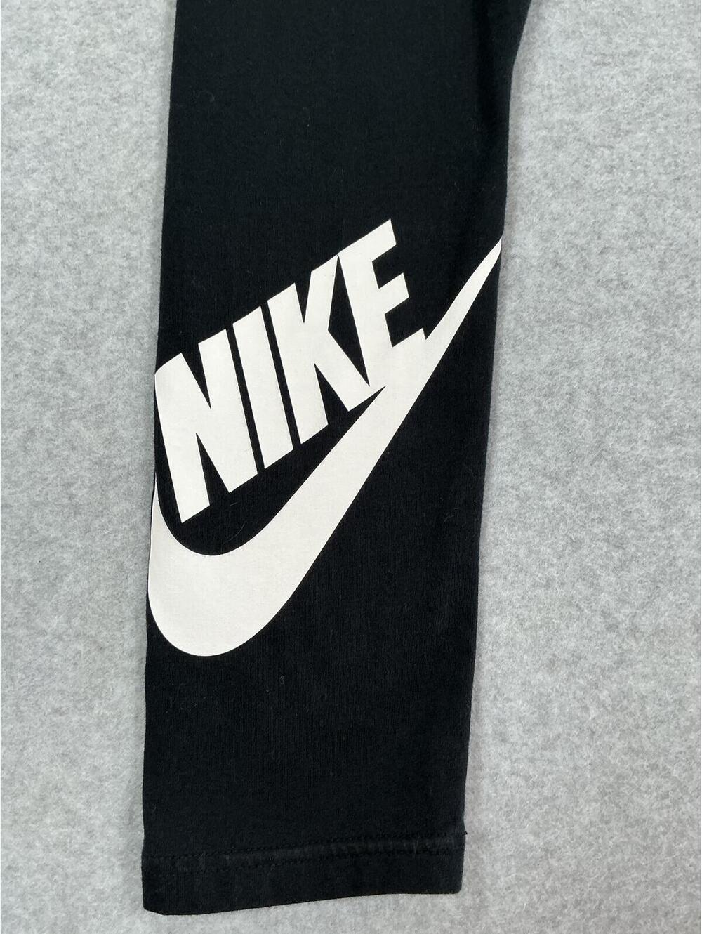 Nike Black Leggings with White Logo (521)
